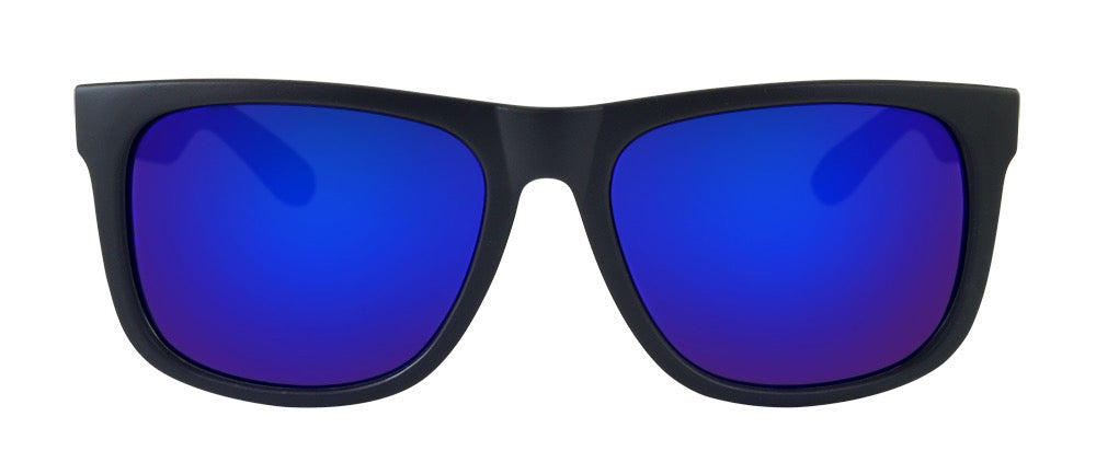 Wayfarer Sunglasses for Men | Black Frame Blue Lens