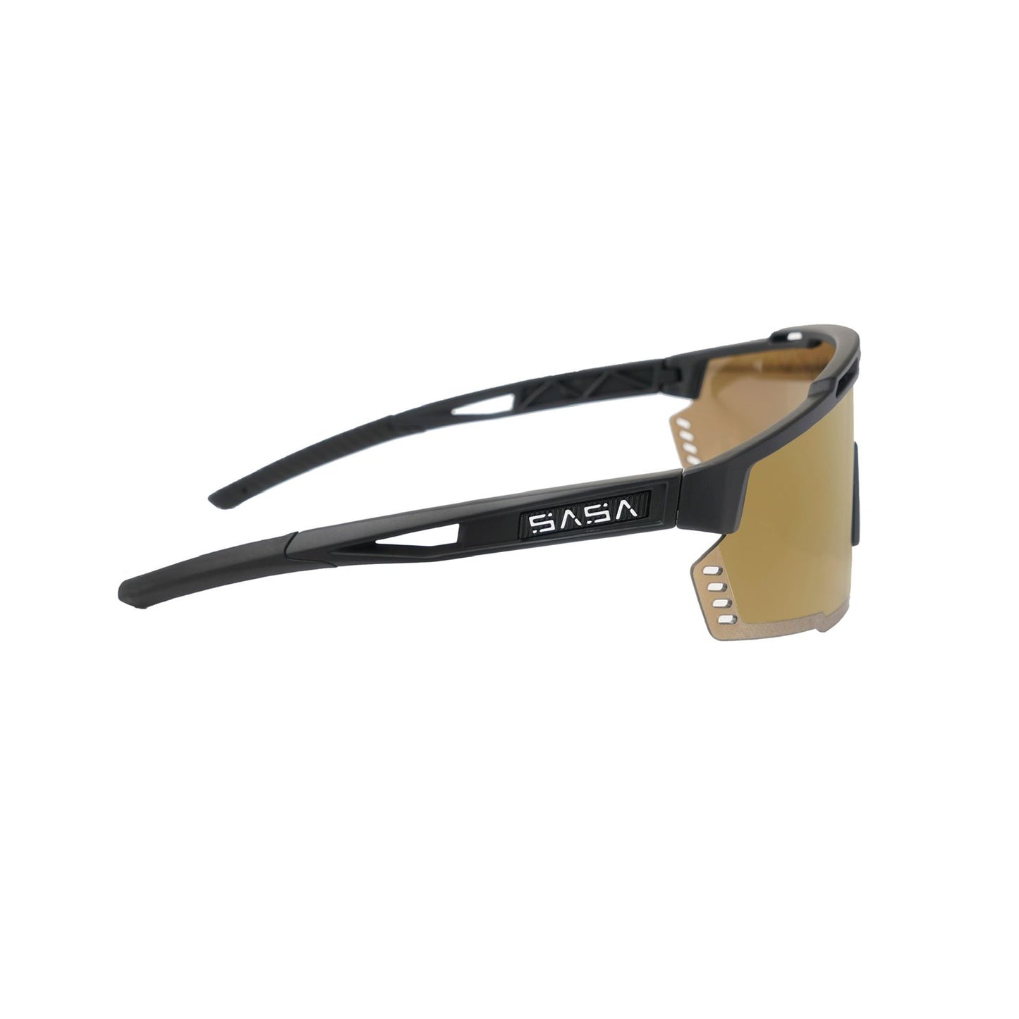 SASA Mercury Black Frame Copper Revo Lens Sports Sunglasses