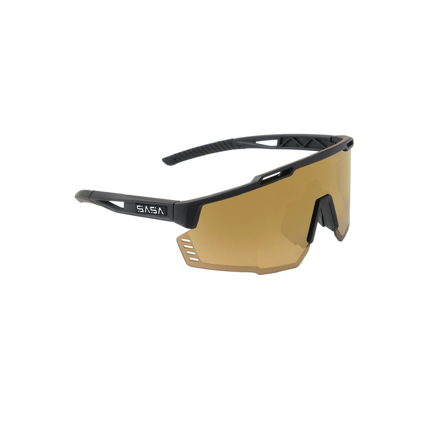 SASA Mercury Black Frame Copper Revo Lens Sports Sunglasses