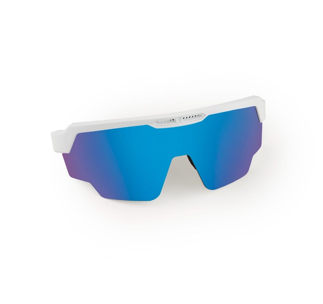 sports sunglasses in blue lens
