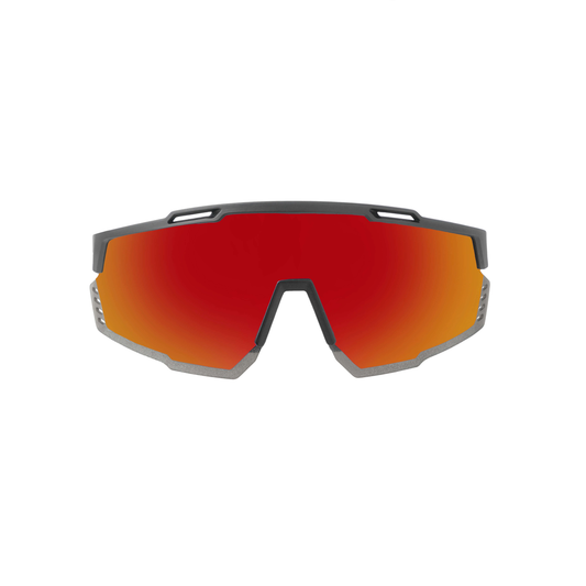 SASA Mercury Black Frame Red Revo Lens Sports Sunglasses