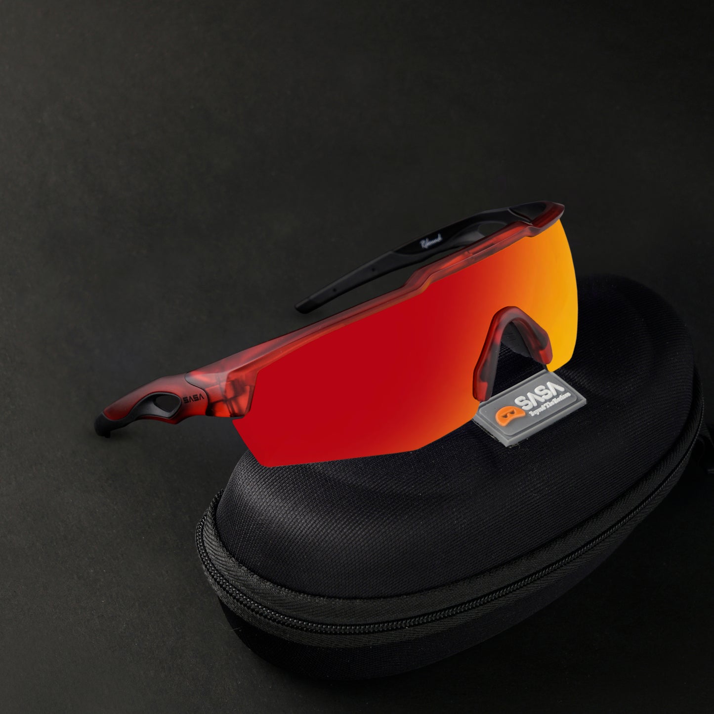 REBOUND FRAME TRANSLUCENT RED LENS RED REVO