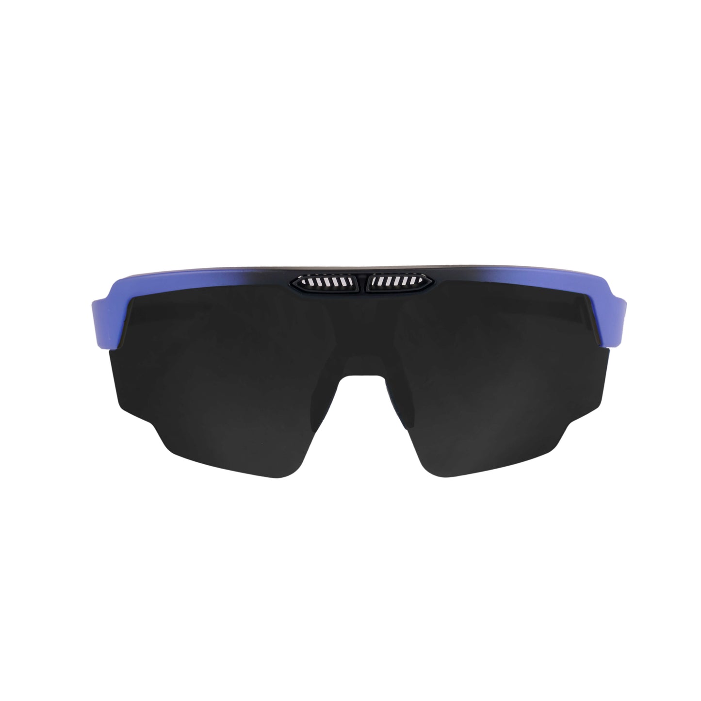 SASA Raptor Matte Blue Frame Black Smoke Lens Sports Sunglasses
