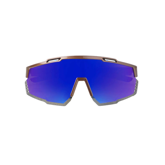 SASA Mercury Copper Frame Blue Revo Lens Sports Sunglasses