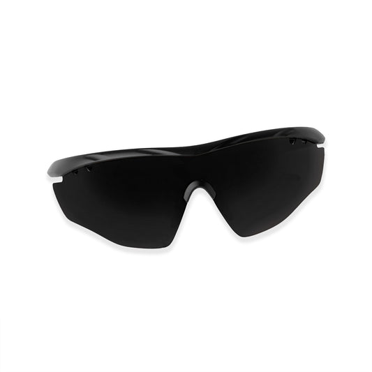 SASA Hawkeye Matte Black Frame Black Lens Sports Sunglasses