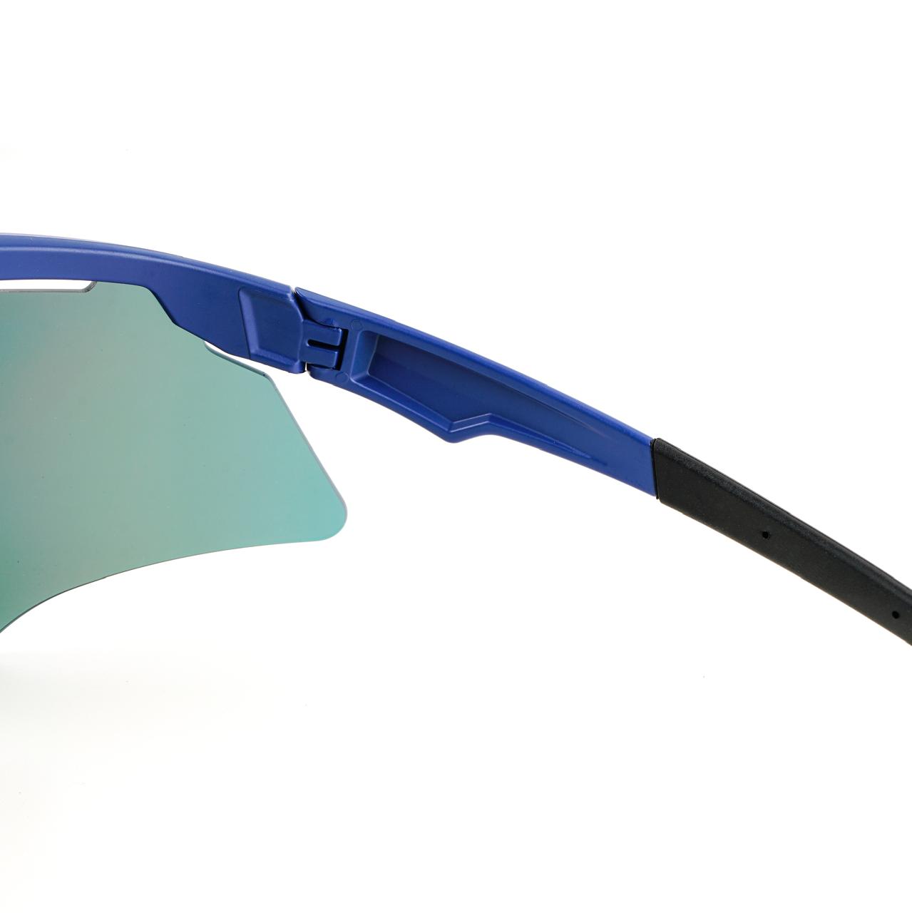 SASA M-Series Navy Blue Frame with Red Revo Lens Sports Sunglasses