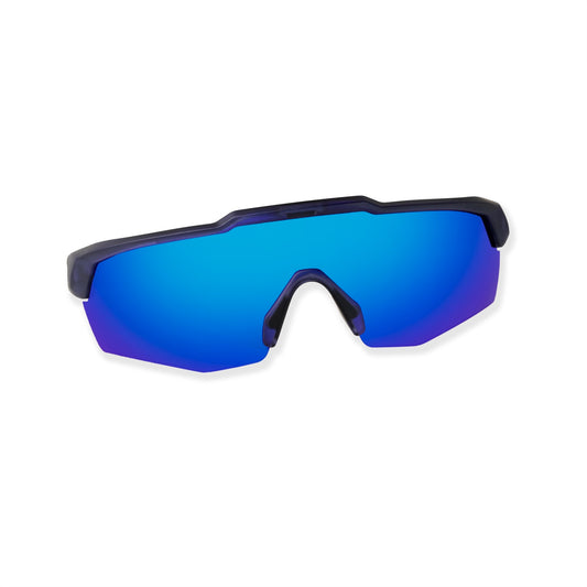 SASA Rebound Translucent Blue Frame Ice Blue Revo Lens Sports Sunglasses