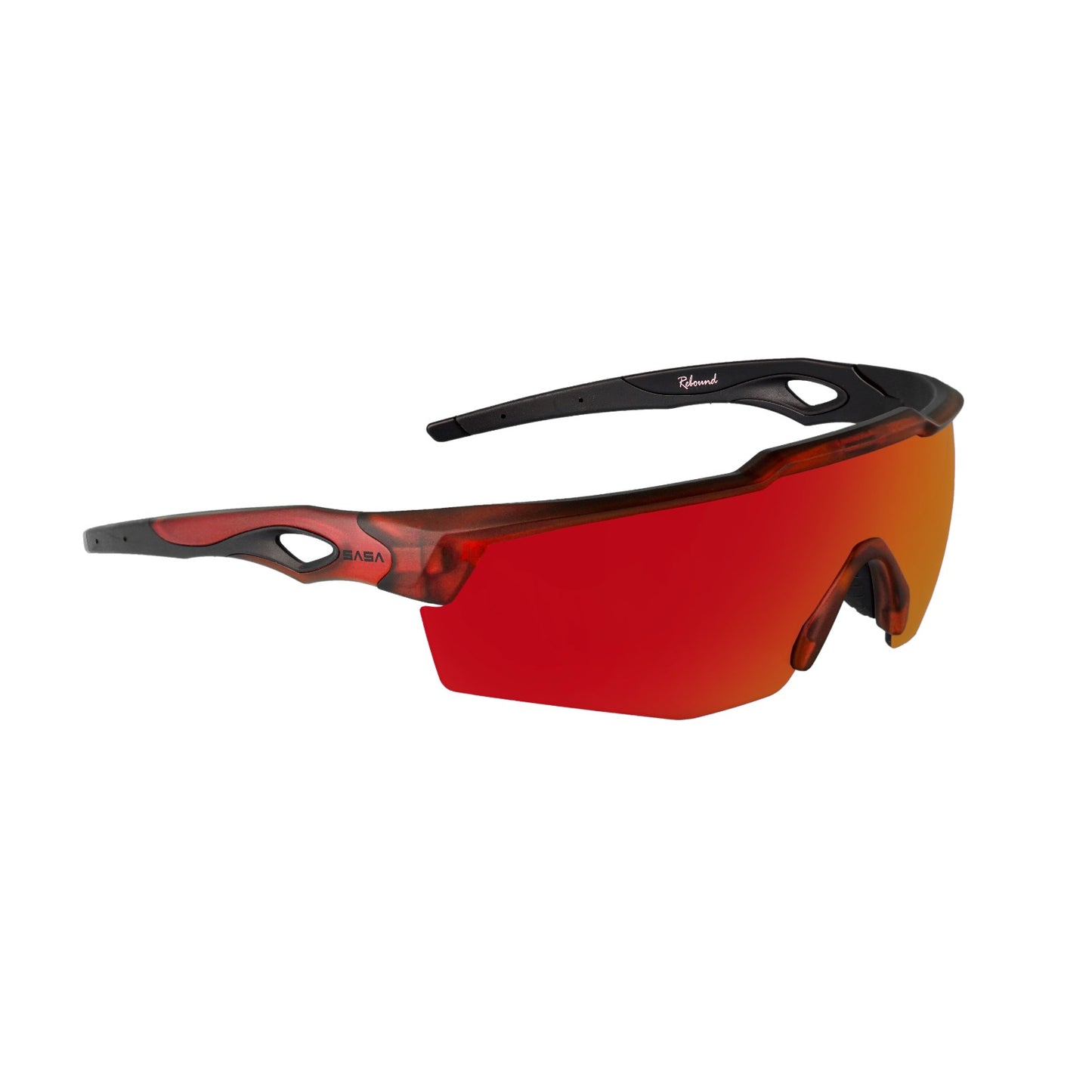 REBOUND FRAME TRANSLUCENT RED LENS RED REVO