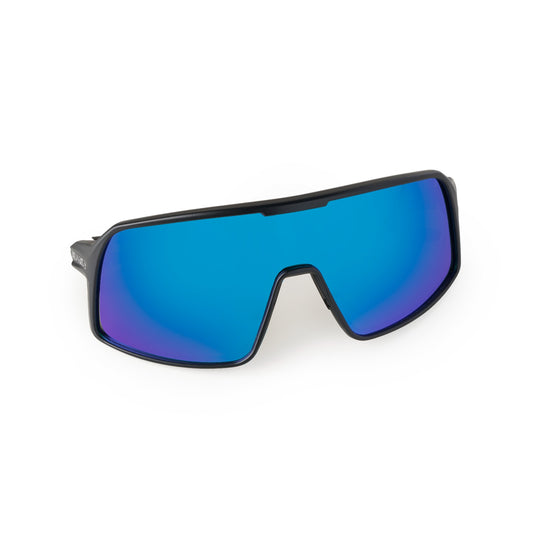 SASA Omega Black Frame Blue Revo Lens Sports Sunglasses