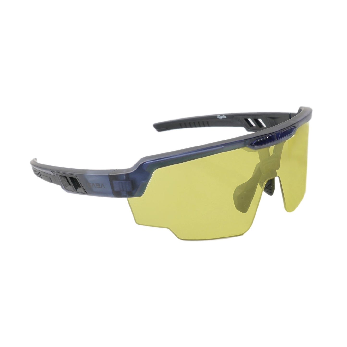SASA Raptor Translucent Blue Frame Night Vision Lens Sports Sunglasses