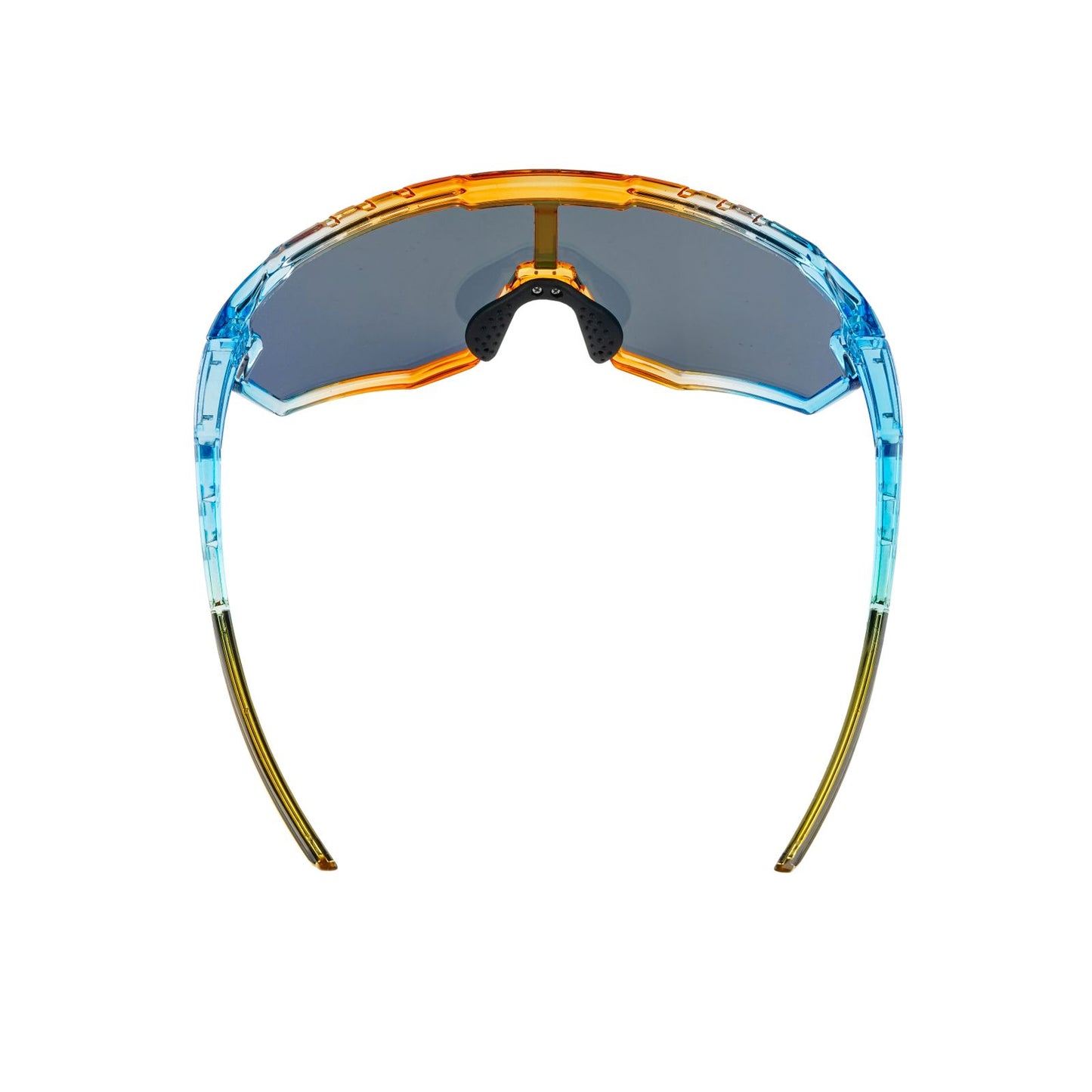 SASA Z Series Prismatic Blue / Orange Frame Red Revo Lens Sports Sunglasses