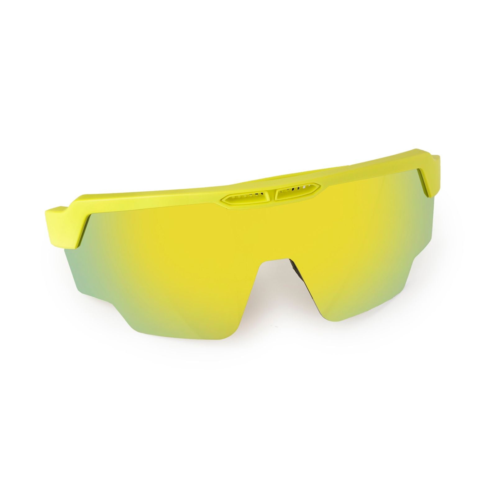 SASA Raptor Neon Yellow Frame Yellow Revo Lens Sports Sunglasses
