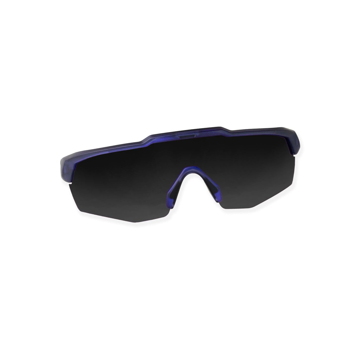 SASA Rebound Translucent Blue Frame Smoke Black Lens Sports Sunglasses