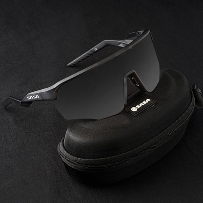 SASA VIPER TRANSLUCENT GREY FRAME LENS PC SMOKE (BLACK) SPORTS SUNGLASSES FOR CRICKET I CYCLING I MARATHON