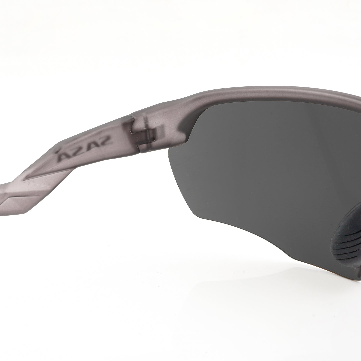 SASA VIPER TRANSLUCENT GREY FRAME LENS PC SMOKE (BLACK) SPORTS SUNGLASSES FOR CRICKET I CYCLING I MARATHON