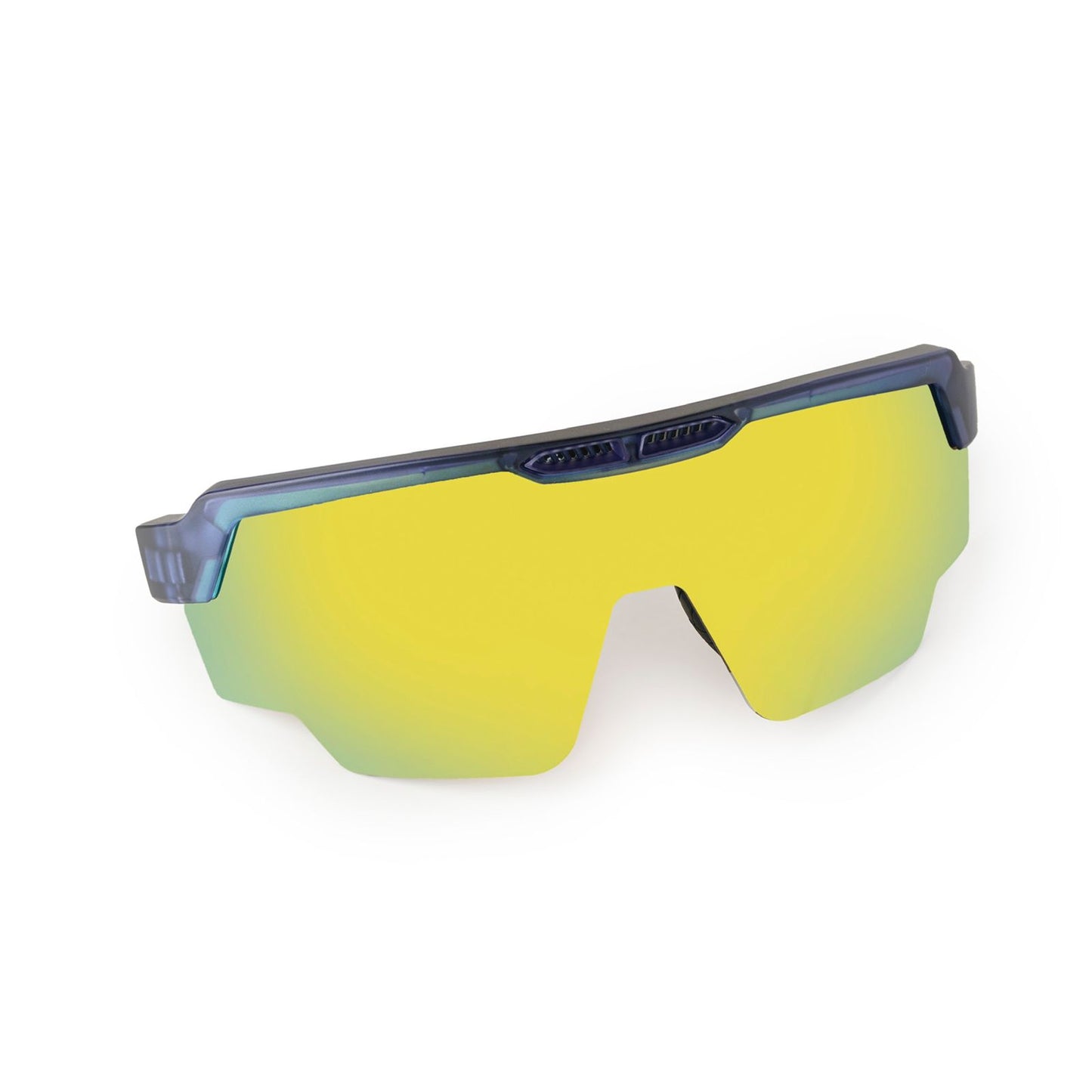 RAPTOR TRANSLUCENT BLUE FRAME YELLOW REVO LENS