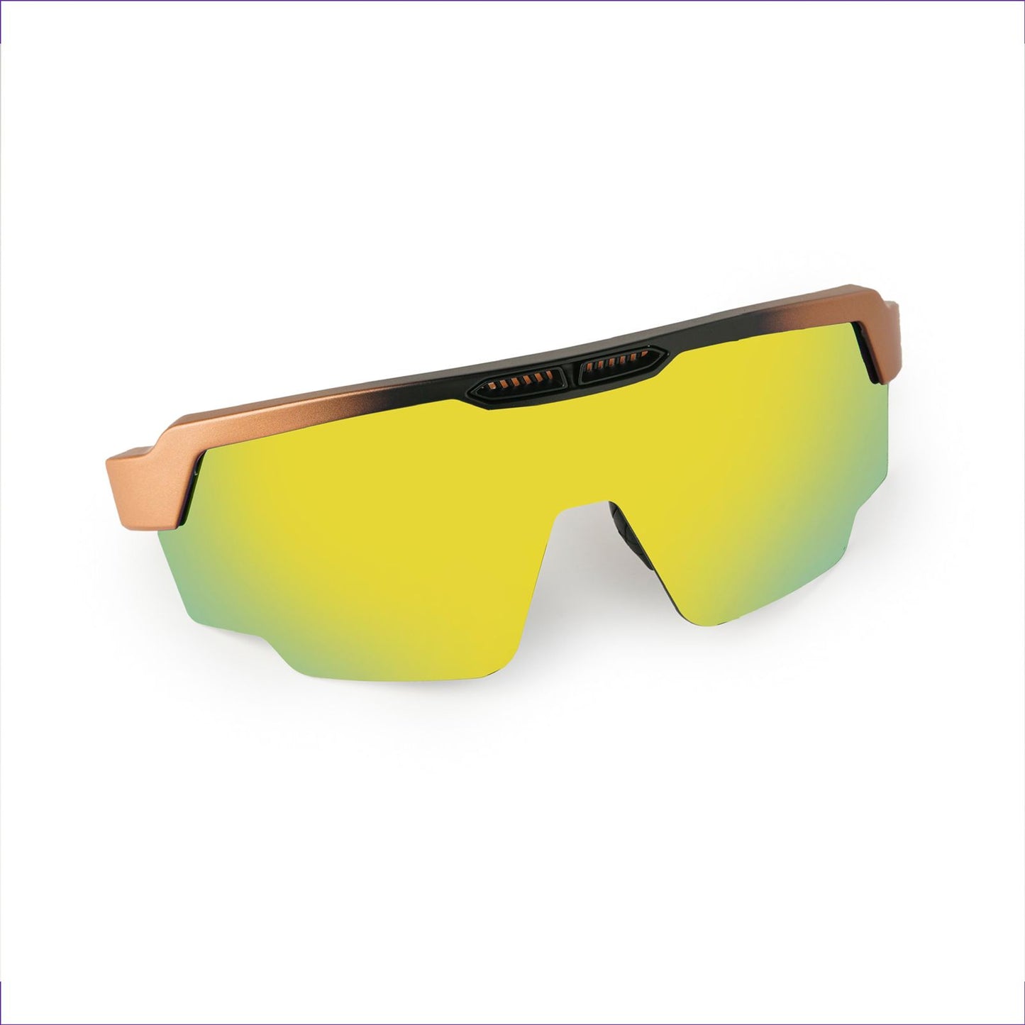 RAPTOR MATTE COPPER/BLACK FRAME YELLOW REVO LENS