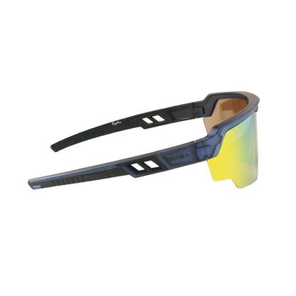 RAPTOR TRANSLUCENT BLUE FRAME YELLOW REVO LENS