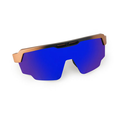 RAPTOR MATTE COPPER/BLACK FRAME BLUE REVO LENS