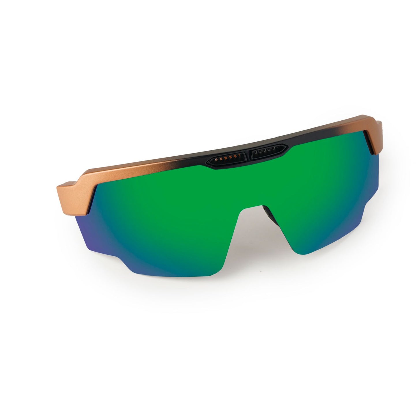 RAPTOR MATTE COPPER/BLACK FRAME GREEN REVO LENS