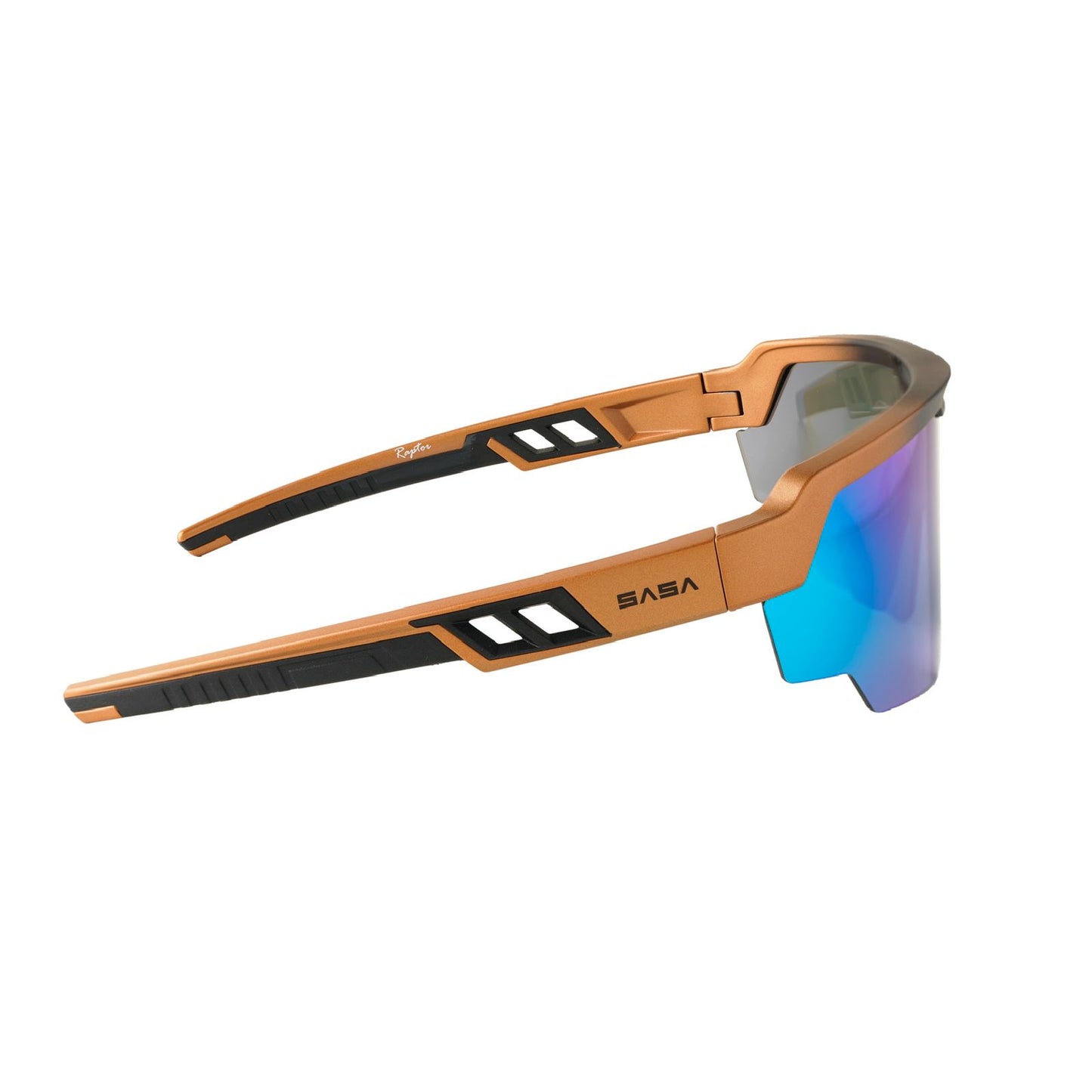 RAPTOR MATTE COPPER/BLACK FRAME ICE BLUE REVO LENS