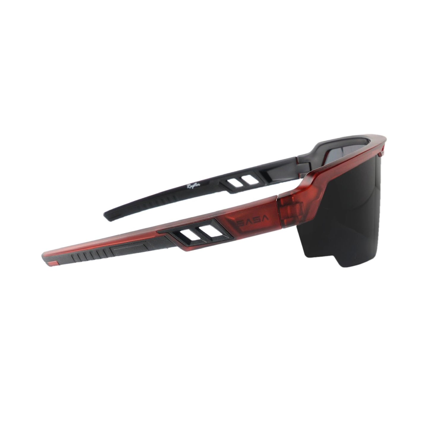 RAPTOR TRANSLUCENT RED FRAME BLACK (SMOKE) REVO LENS