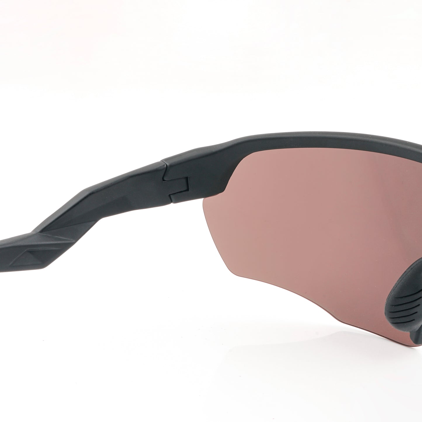 SASA VIPER MATTE BLACK FRAME LENS PC SMOKE RED REVO SPORTS SUNGLASSES FOR CRICKET I CYCLING I MARATHON