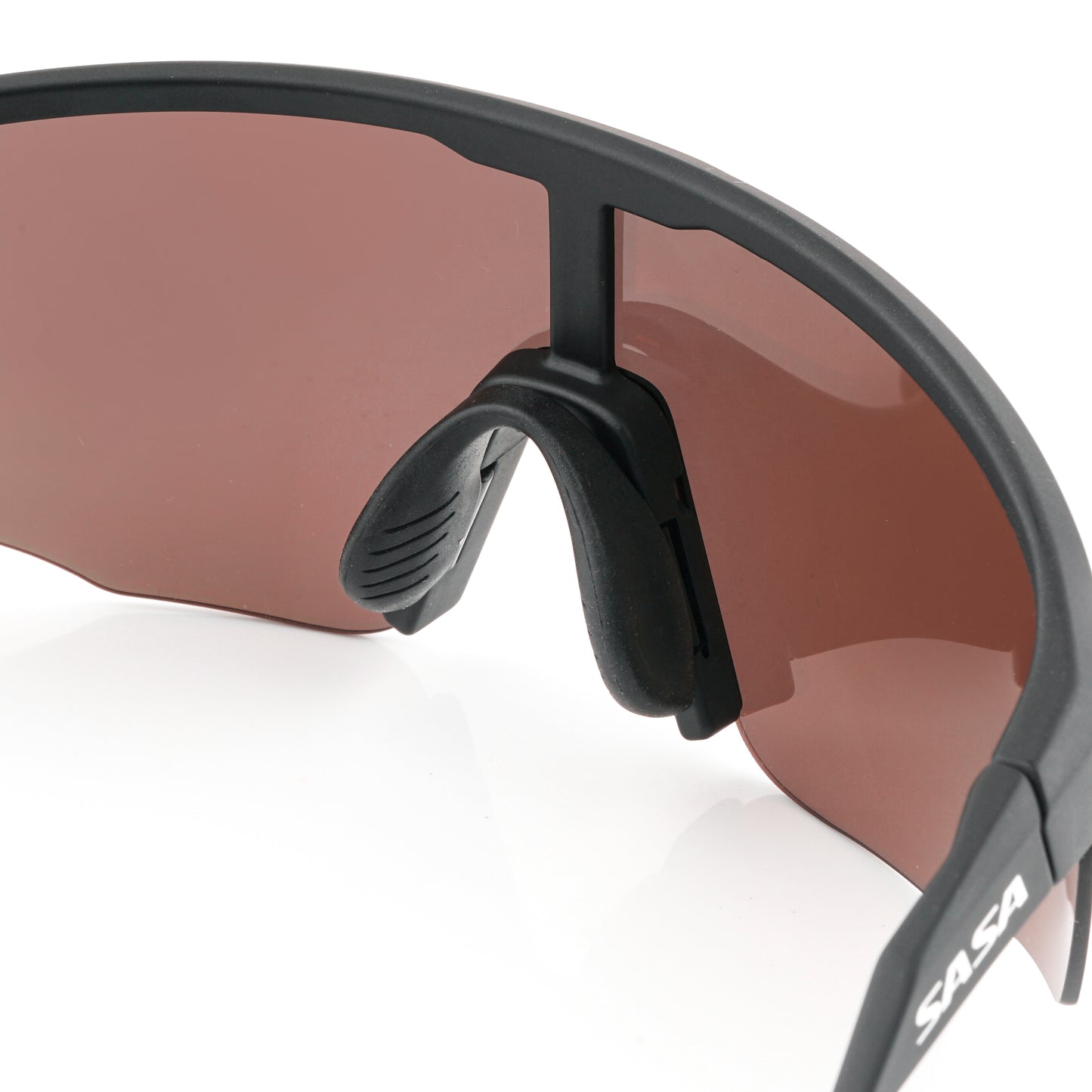 SASA VIPER MATTE BLACK FRAME LENS PC SMOKE RED REVO SPORTS SUNGLASSES FOR CRICKET I CYCLING I MARATHON