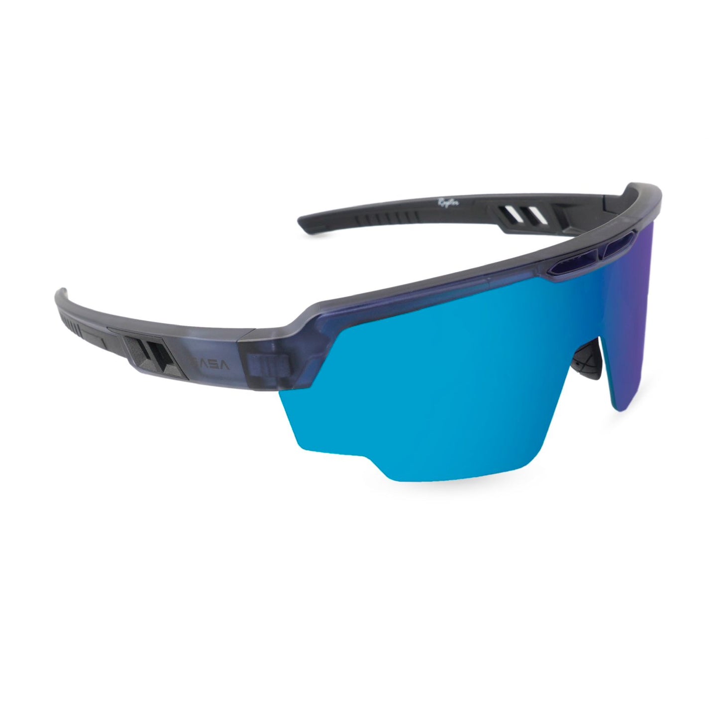 RAPTOR TRANSLUCENT BLUE FRAME ICE BLUE REVO LENS