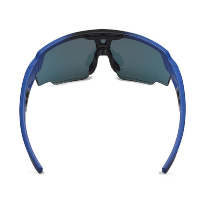 RAPTOR MATTE BLUE FRAME RED REVO LENS