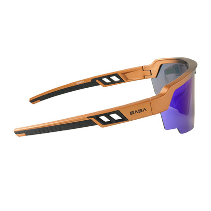 RAPTOR MATTE COPPER/BLACK FRAME BLUE REVO LENS