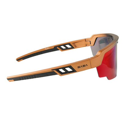 RAPTOR MATTE COPPER/BLACK FRAME RED REVO LENS