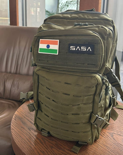 45Ltrs Tactical Backpack | Olive Green Color