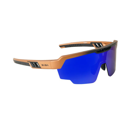 RAPTOR MATTE COPPER/BLACK FRAME BLUE REVO LENS