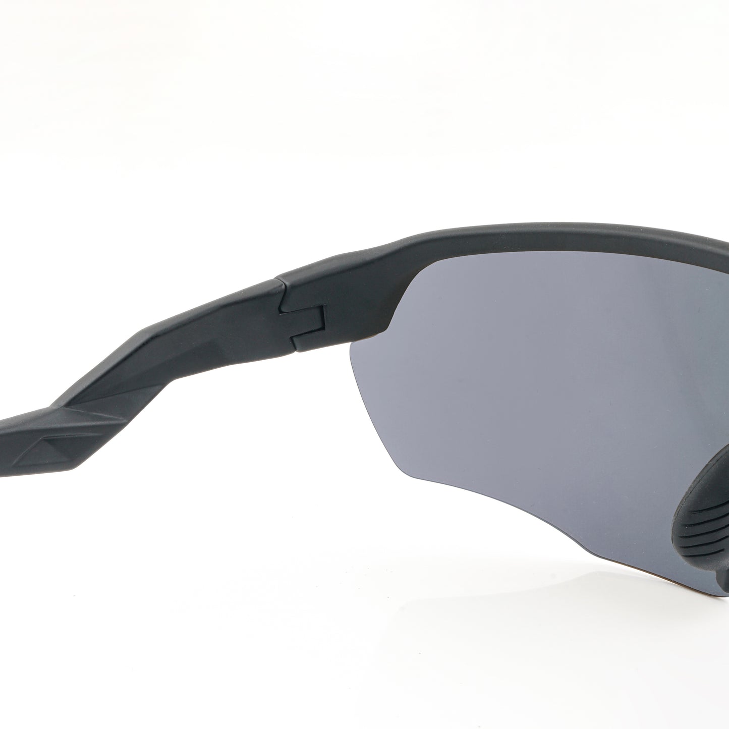 SASA VIPER MATTE BLACK FRAME LENS PC SMOKE ICE BLUE REVO SPORTS SUNGLASSES FOR CRICKET I CYCLING I MARATHON