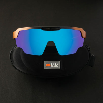 RAPTOR MATTE COPPER/BLACK FRAME ICE BLUE REVO LENS