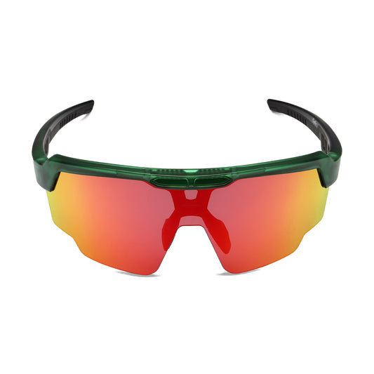 RAPTOR TRANSLUCENT GREEN FRAME RED REVO LENS