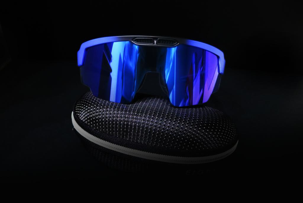 RAPTOR MATTE BLUE FRAME BLUE REVO LENS