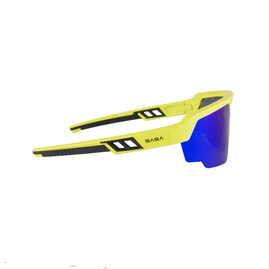 RAPTOR NEON YELLOW BLUE REVO LENS