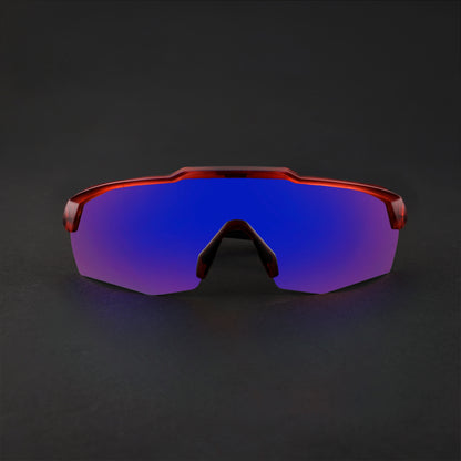 REBOUND FRAME TRANSLUCENT RED LENS BLUE Lens