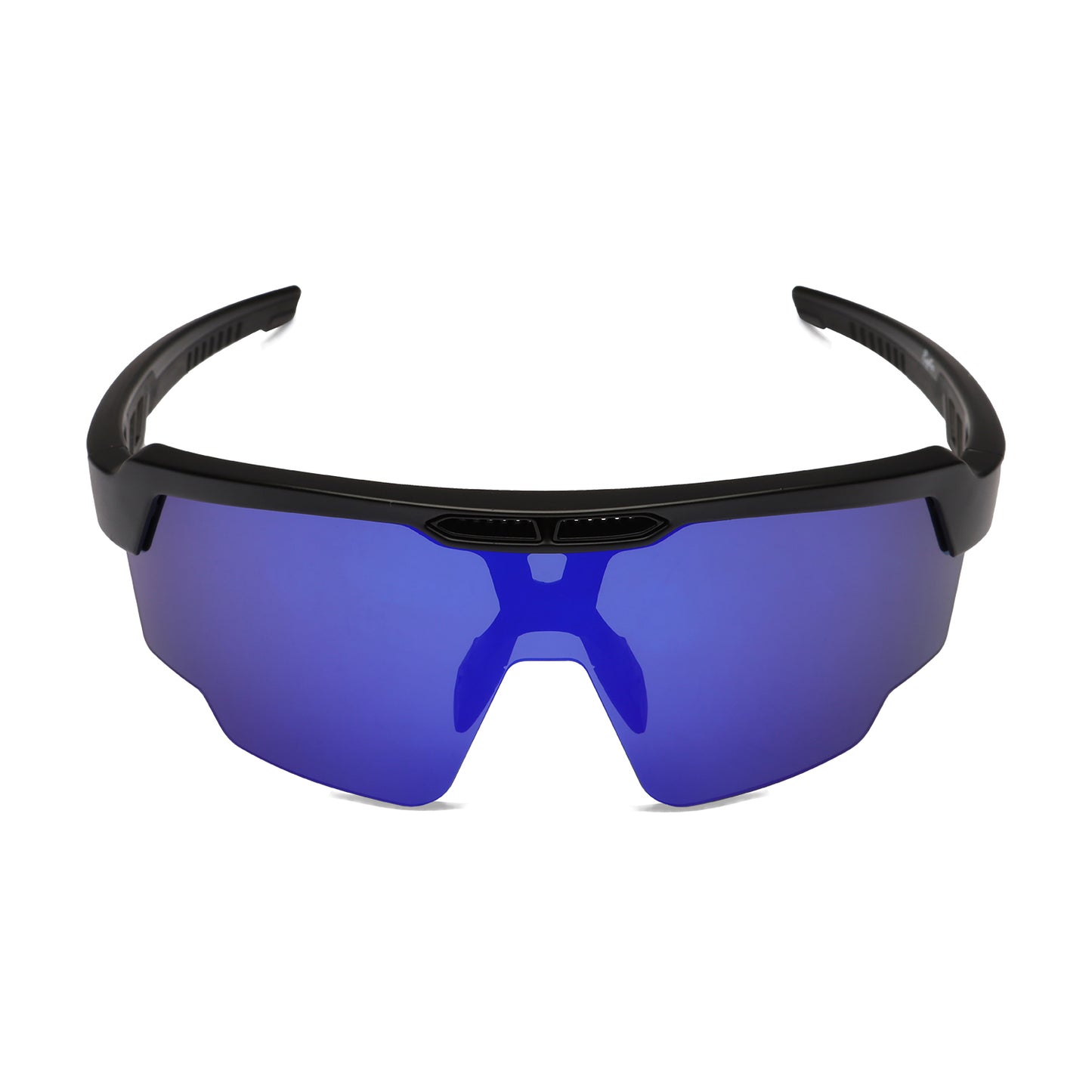 RAPTOR MATTE BLACK FRAME BLUE REVO LENS