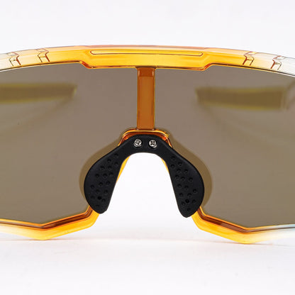 SASA Z SERIES PRISMATIC BLUE/ORANGE FRAME WITH BLUE REVO LENS