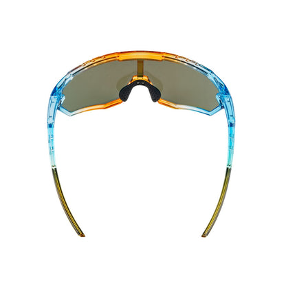 SASA Z SERIES PRISMATIC BLUE/ORANGE FRAME WITH BLUE REVO LENS