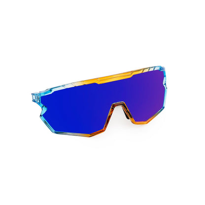 SASA Z SERIES PRISMATIC BLUE/ORANGE FRAME WITH BLUE REVO LENS