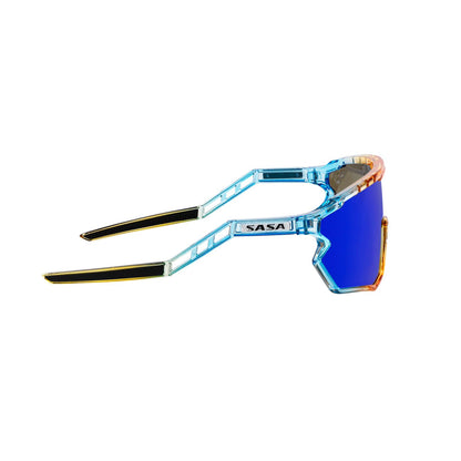 SASA Z SERIES PRISMATIC BLUE/ORANGE FRAME WITH BLUE REVO LENS