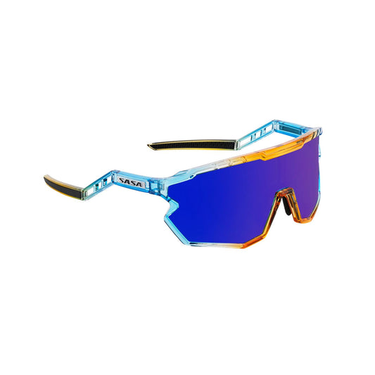 SASA Z SERIES PRISMATIC BLUE/ORANGE FRAME WITH BLUE REVO LENS