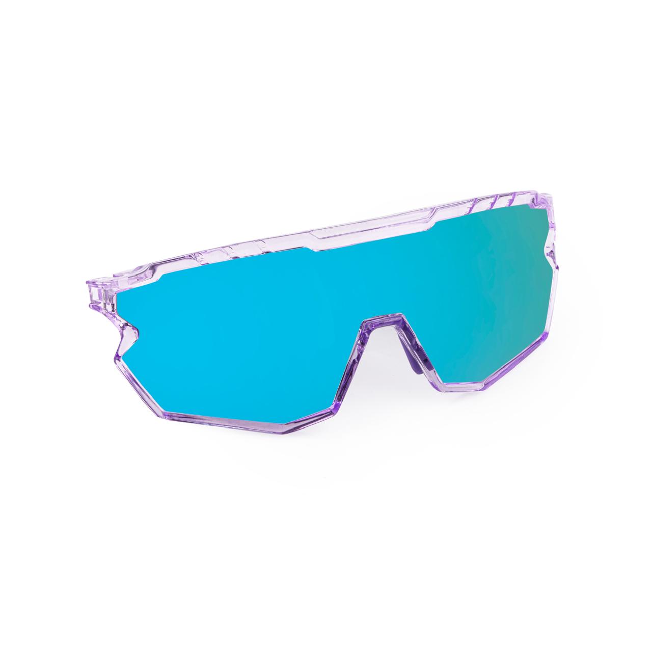 SASA Z SERIES PRISMATIC PURPLE FRAME WITH ICE BLUE REVO LENS