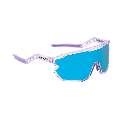 SASA Z SERIES PRISMATIC PURPLE FRAME WITH ICE BLUE REVO LENS