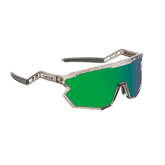 SASA Z SERIES PRISMATIC GREY FRAME WITH GREEN REVO LENS