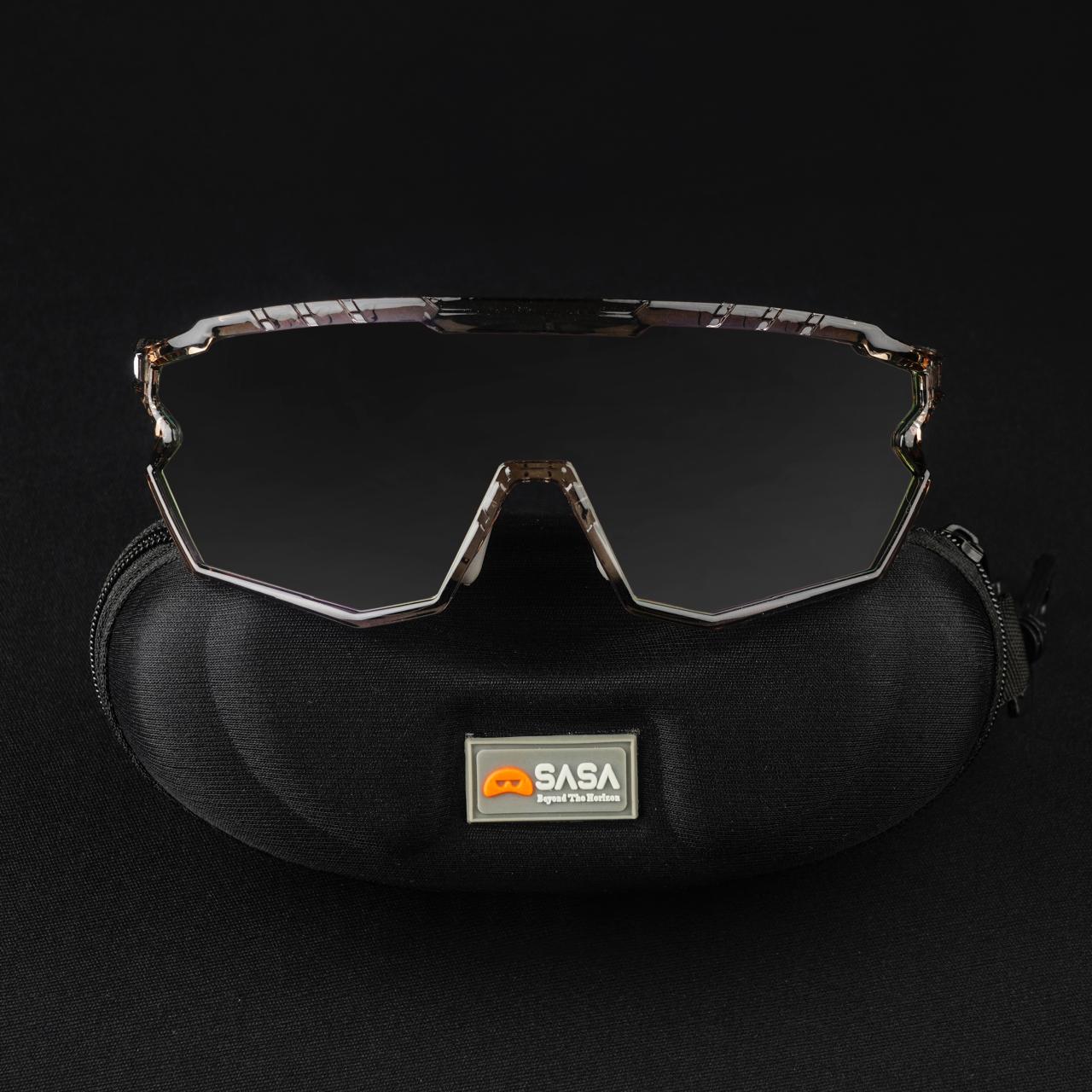 SASA Z SERIES PRISMATIC GREY FRAME WITH SMOKE (BLACK) LENS